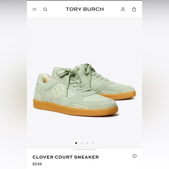 New Tory Burch Clover Sneakers
